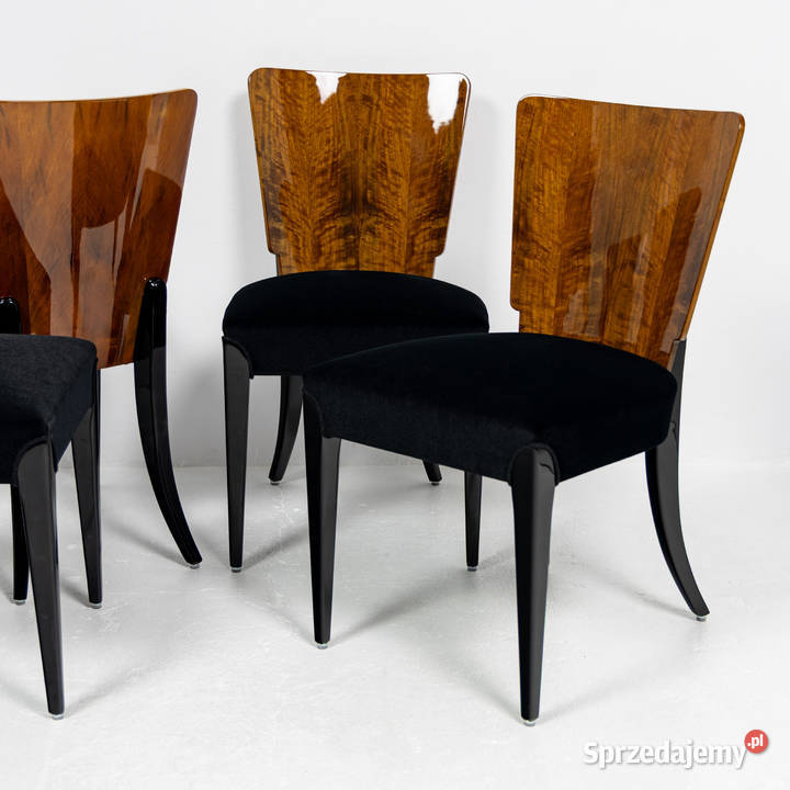 Krzesła H214 J Halabala Lata 50 Komplet Krzeseł