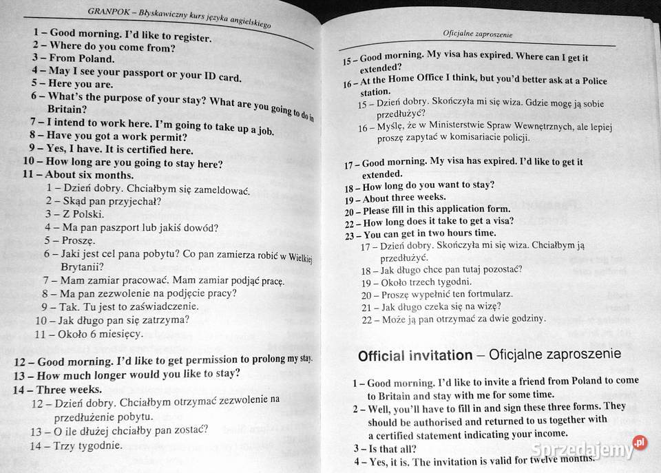 Błyskawiczny kurs języka angielskiego Ryszard