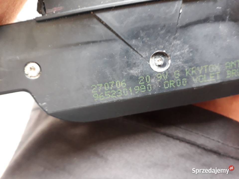 CITROEN C4 ZAMEK KLAPY BAGAŻNIKA TYŁ 9652301980 Międzychód