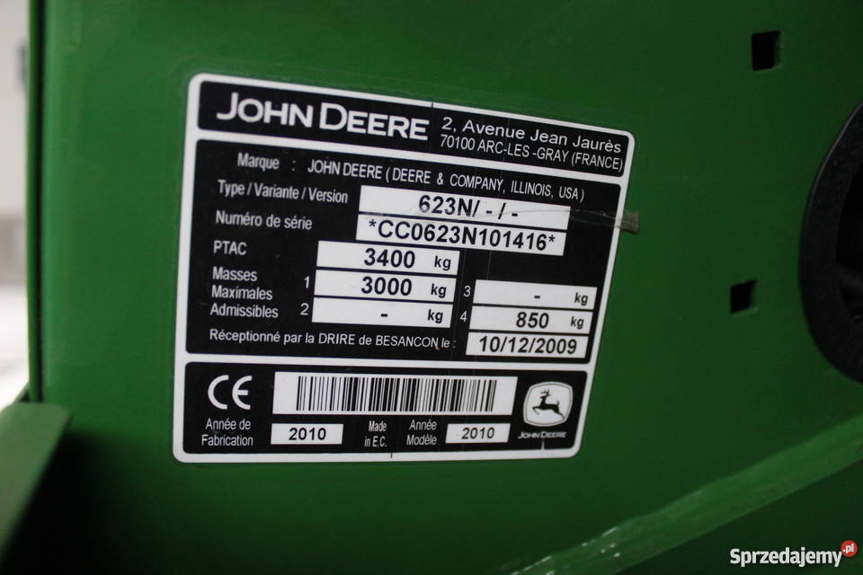 John Deere 623 multicrop 578644 Sokoły