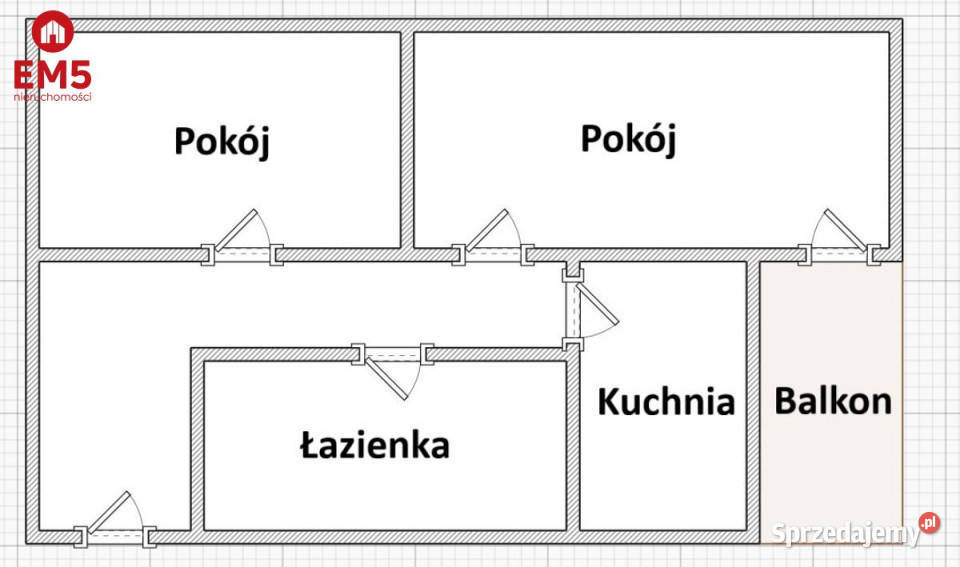 Mieszkanie 53m2 2 pokojowe Białystok