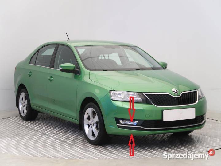 Listwa Chrom Zderzaka Prawy Przód Skoda Rapid 5J Pleszew