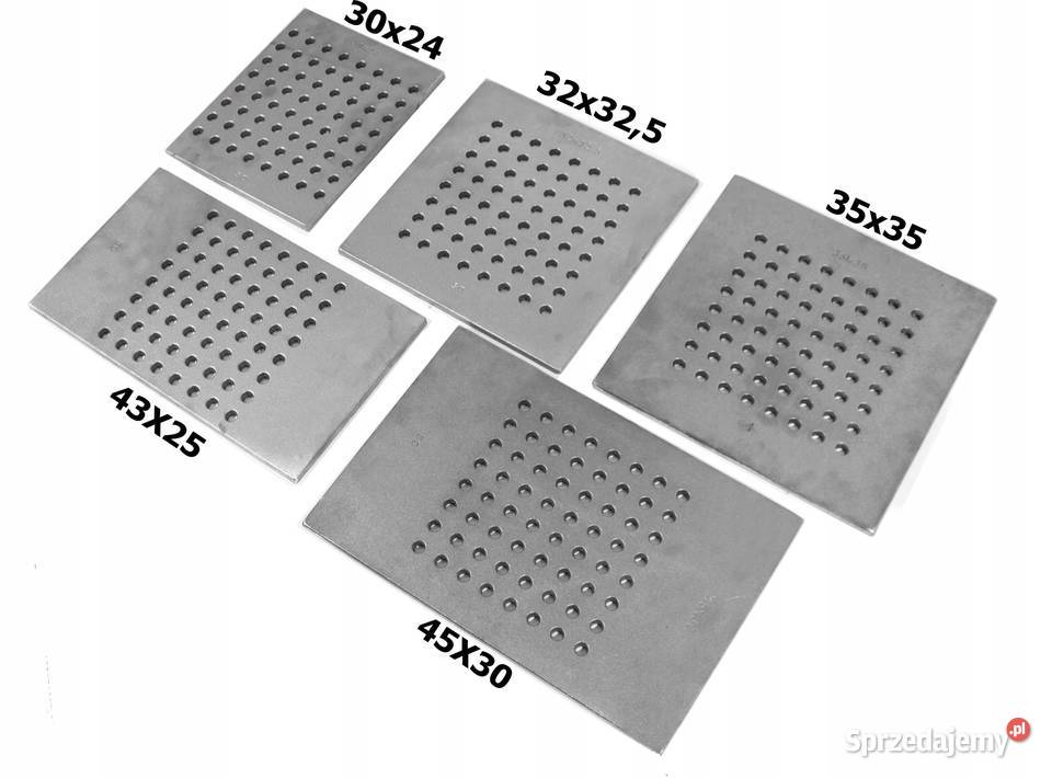 RUSZT STALOWY do kominka 45x30 Skawina