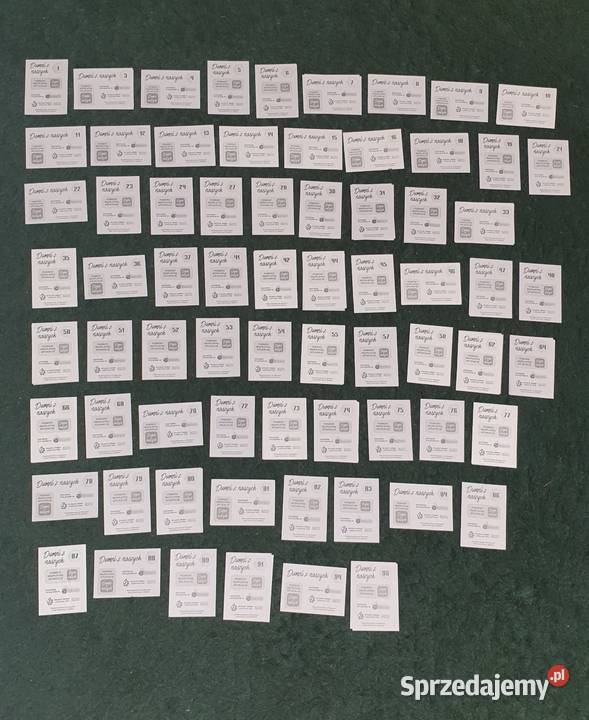 Naklejki Piłkarze Dumni z naszych 70 różnych Karcianki kolekcjonerskie