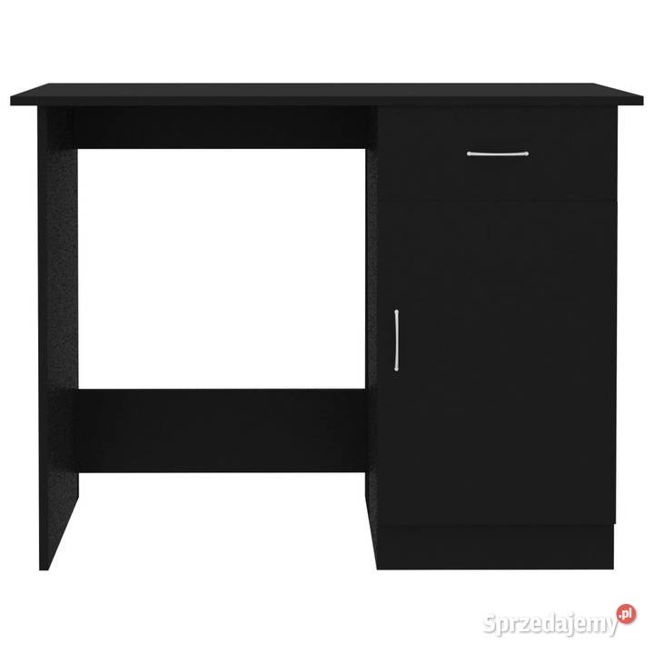 Biurko czarne 100x50x76 materiał drewnopochodny mazowieckie Warszawa