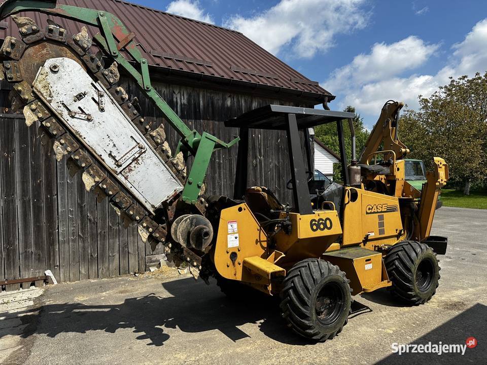 CASE 660 koparka łańcuchowa lemiesz 180 4x4 Koparki Lublin