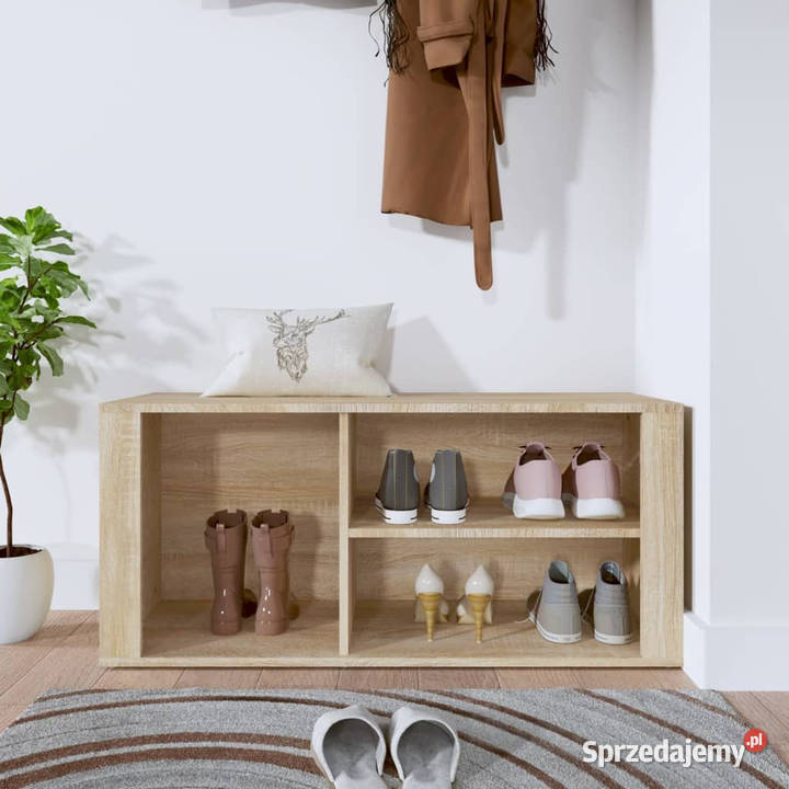 Szafka na buty dąb sonoma 100x35x45 WM816923 Warszawa