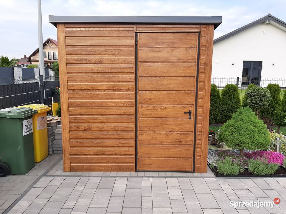 Schowek na Narzędzia Mały Garaż Blaszany Wiatka Kolbuszowa