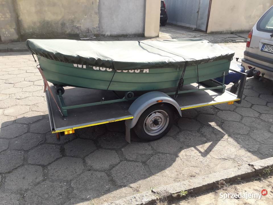 Sprzedam łódź wędkarską z przyczepą Jarocin sprzedam