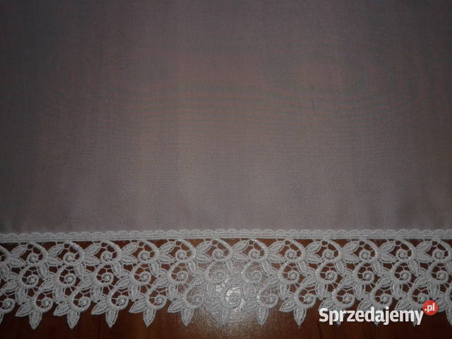 firana gotowa krótka z gipiurą inny kolor dolnośląskie Wrocław sprzedam