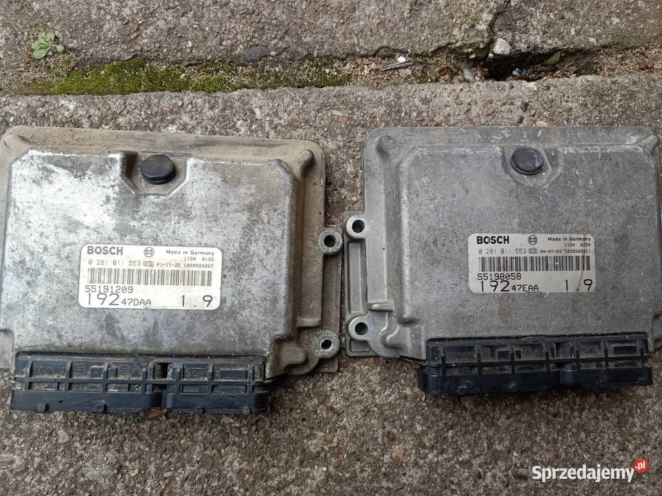 sterownik silnika fiat stilo19 JTD 115 Części samochodowe Szczecin