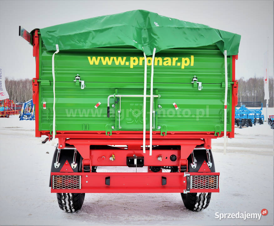 Przyczepa Pronar dwu osiowa T6532 6t PT606 PT608 Przyczepy rolnicze Wróblewo