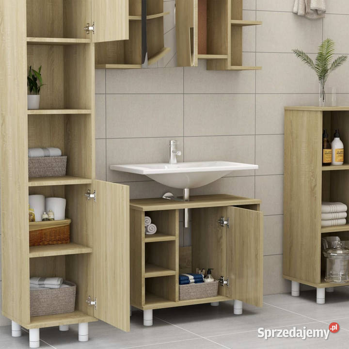 Szafka łazienkowa kolor dębu sonoma 60x32x535 Warszawa