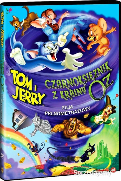TOM I JERRY CZARNOKSIĘŻNIK Z KRAINY OZ DVD wielkopolskie Kalisz sprzedam