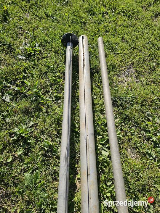 Maszty flagowe aluminowe 7 i 8 metrów maszt Górno sprzedam