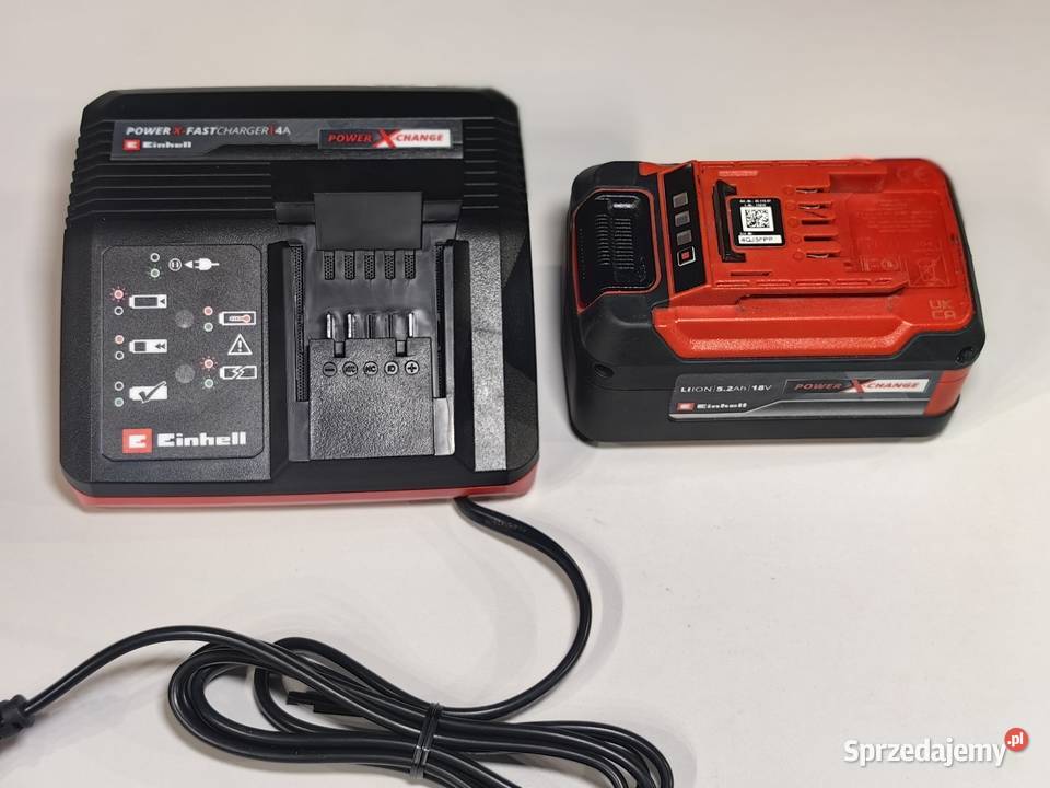 Zestaw startowy Einhell 52 Ah nowy pudełko DPD Inczew