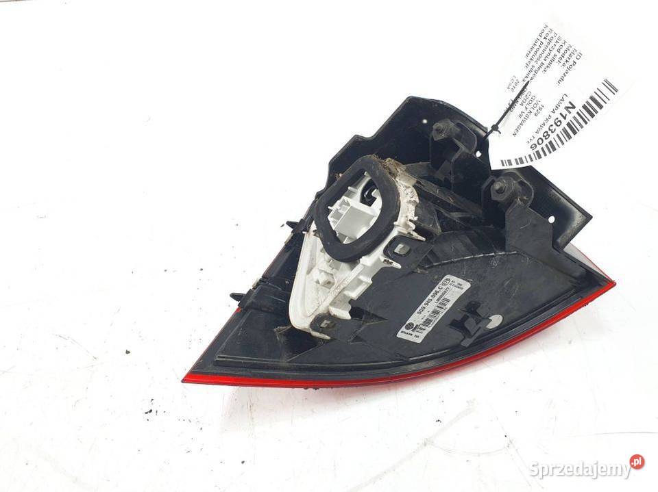 LAMPA PRAWA TYŁ VOLKSWAGEN GOLF VII 5G9945096C osobowe Pozostałe Lipno