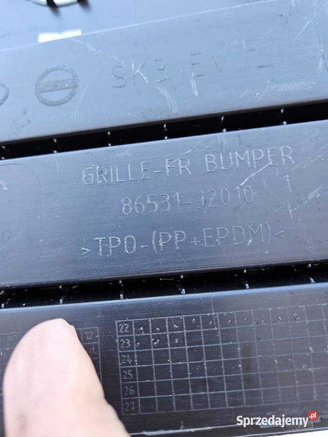 KIA ESOUL III GRILL ATRAPA KRATKA ZDERZAKA PRZÓD wielkopolskie Międzychód