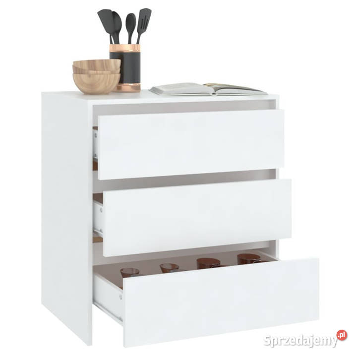 Komoda biała 70x41x75 materiał drewnopochodny Dom i Ogród mazowieckie