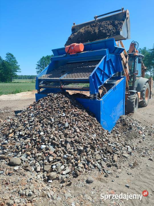 Przesiewacz PWK 16222 ziemia gruz recycling Zabrze