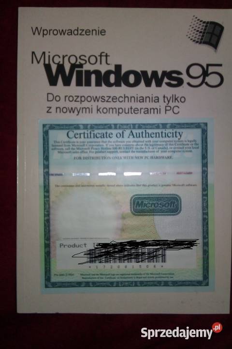płyta windows 95 z obsługą USB książka z Warszawa