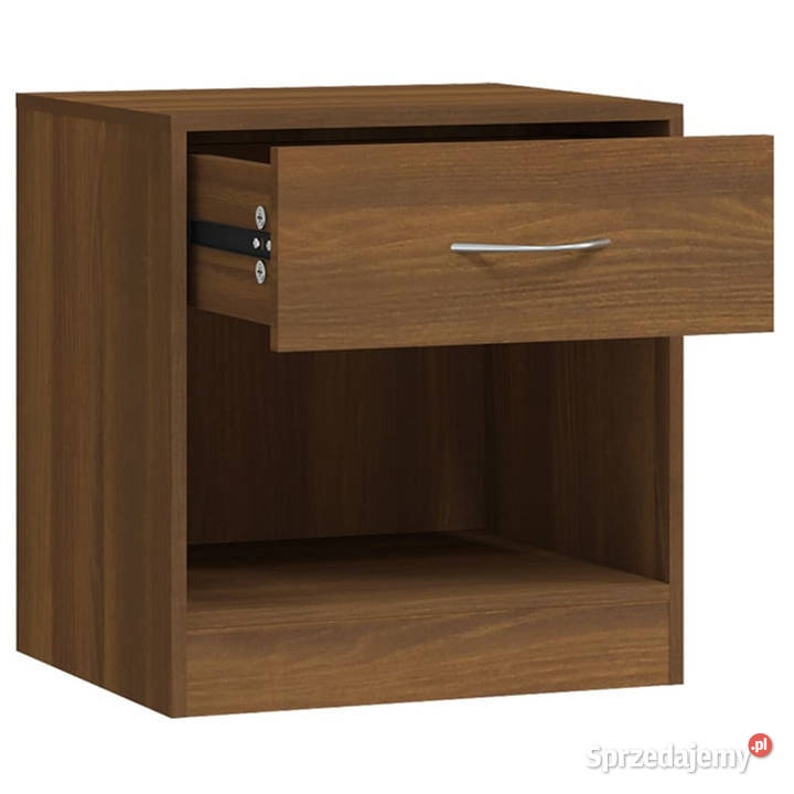 Szafki nocne z szufladą 2 brązowy dąb WM342588 Nocne sprzedam