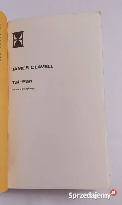 TAIPAN James Clavell TOM 1 i 2 sprzedam