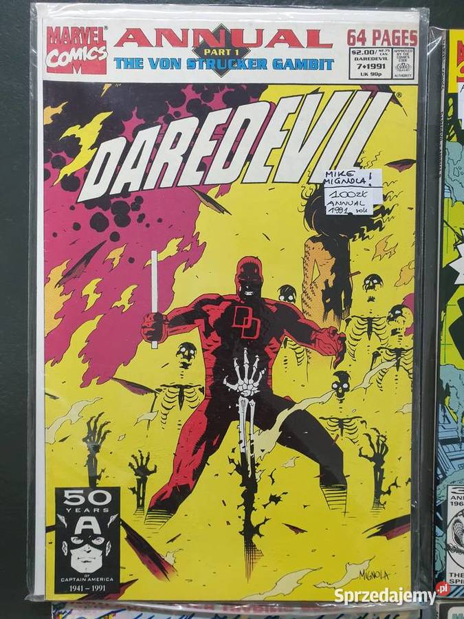 Daredevil Annual 4 oryginalne komiksy Marvel USA pomorskie Gdynia sprzedam
