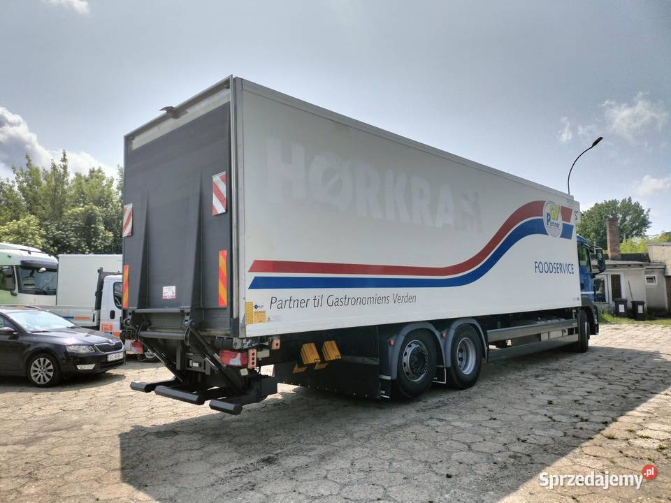 MAN TGS 26320 6x2 CHŁODNIA KONTENER IZOTERMA elektryczne szyby