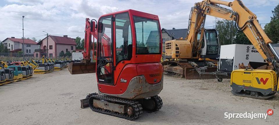 Minikoparka YANMAR SV 16 17t 14r SV 18 20 22 VIO Pozostałe dolnośląskie Sułów