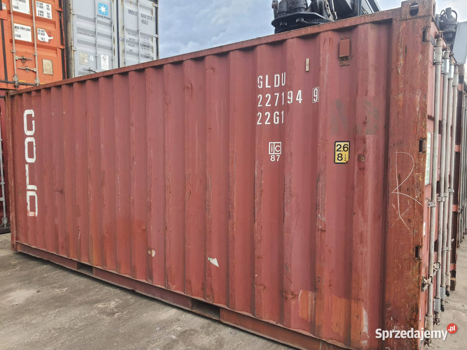 Kontener morski magazynowy budowlany 20DV 6 kujawsko-pomorskie Włocławek sprzedam