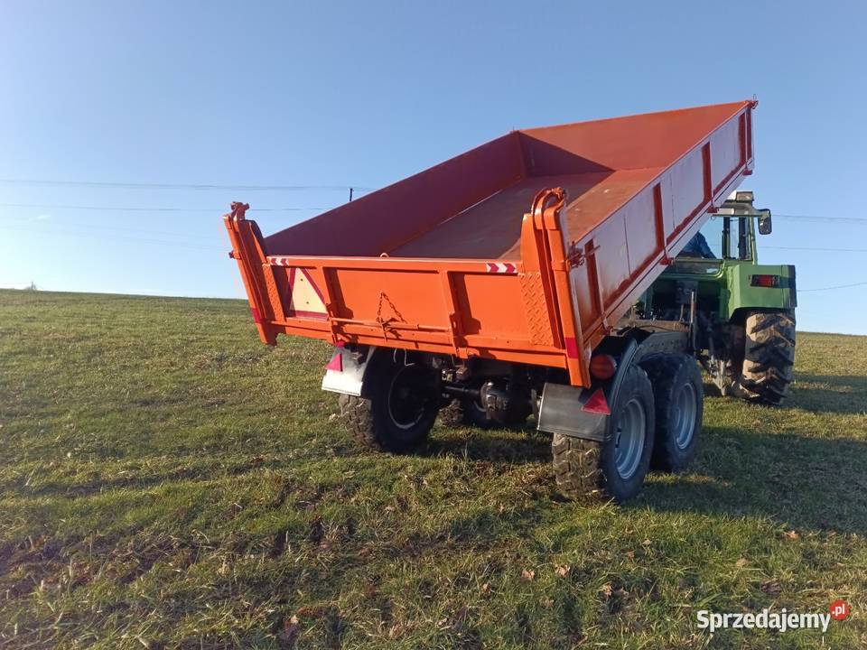 Przyczepą wywrotka 3 strony tandem 4x4 jedyna