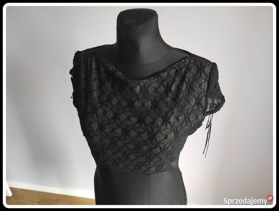 Sukienka czarna 40 L FRODO Rozmiar 40(L) sprzedam