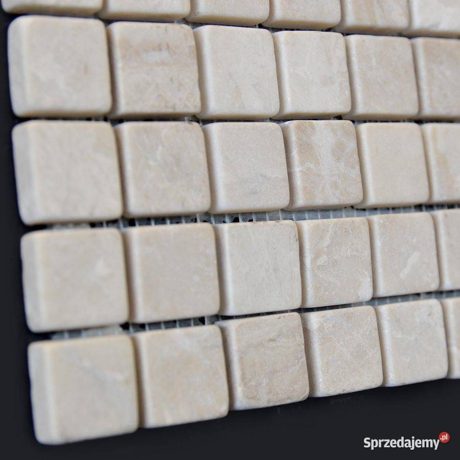 Mozaika marmurowa QueenBeige bębnowany 305x305x1 Łódź