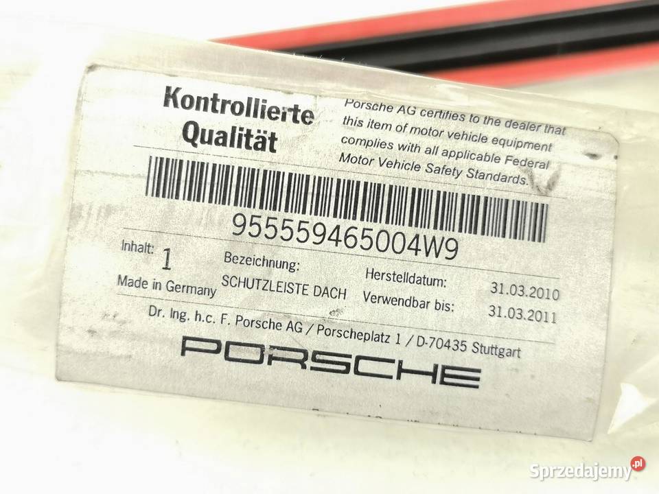 LISTWA DACHOWA PORSCHE CAYENNE 0210 ORYGINAŁ ASO