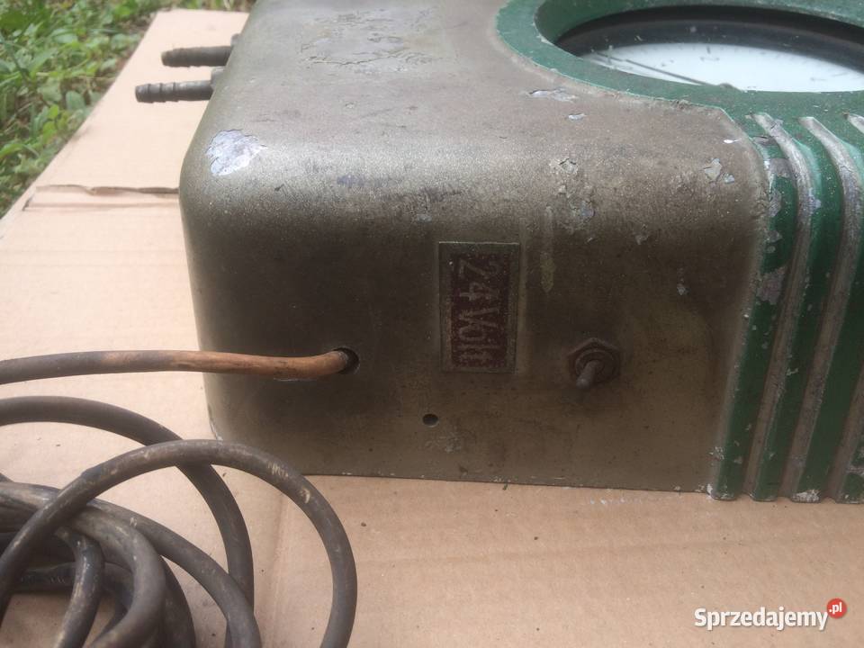 Aparat do Pompowania Opon PRL Stacja łódzkie Kutno