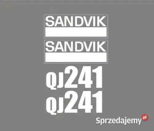 Naklejki oklejenie SANDVIK QJ241 Zamiennik Janików sprzedam