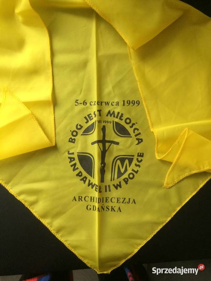 274 Chusta Z Wizyty Papieża W Gdańsku Szczecin sprzedam