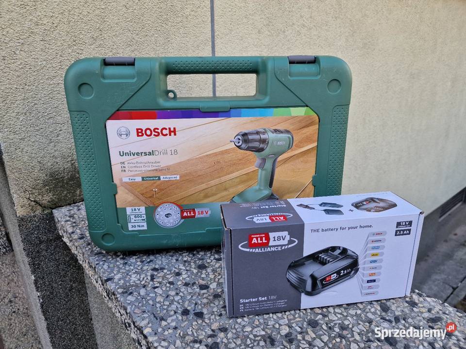 Wiertarkawkrętarka Bosch UniversalDrill 18v Wiertarki i wkrętarki Warszawa