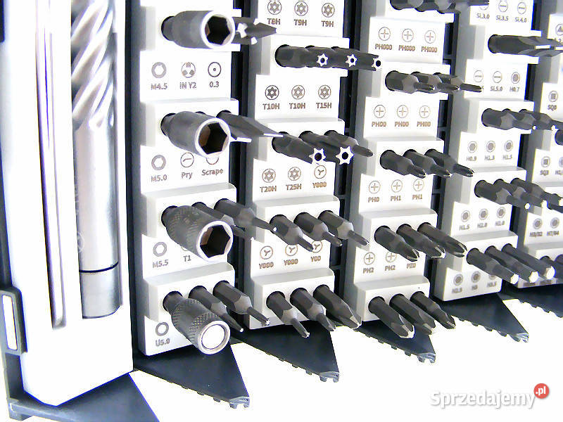 Zestaw wkrętaków 128 in 1 made in Japan Fukuoka Zestawy narzędzi Łódź