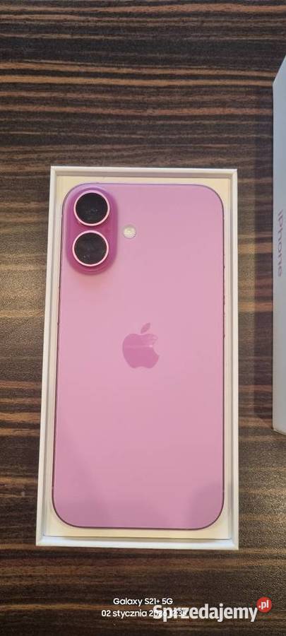 Iphone 16 128gb Różowy nowy zamiana Warszawa
