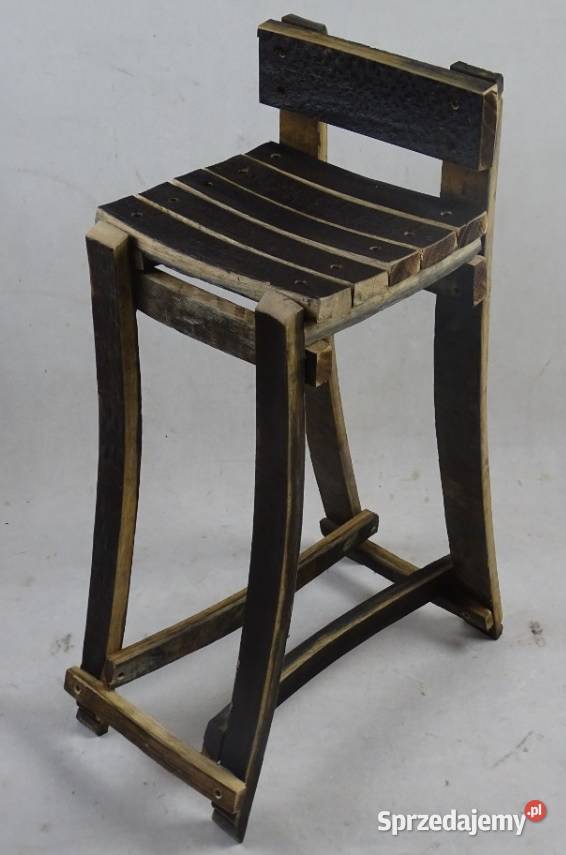 Hokery z beczki dębowej Loft hoker stołek pomorskie Gdynia