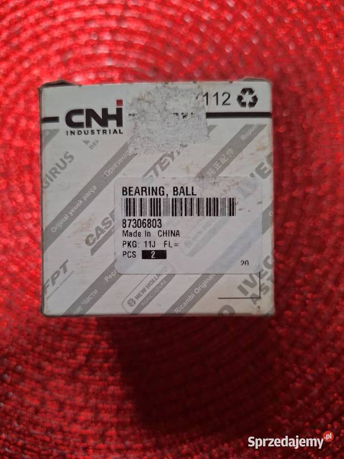 Łożysko kulkowe CNH CASE Holland 500311249 Sulechów sprzedam