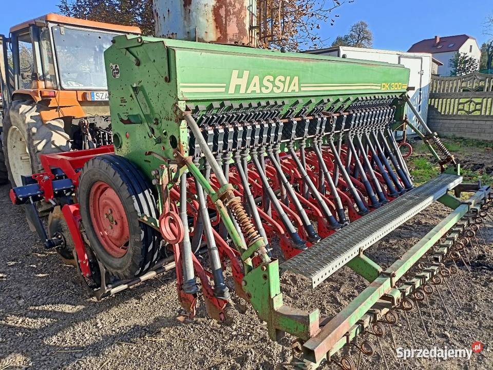 Siewnik zbożowy hassia dk300 szerokość 3m Pilica