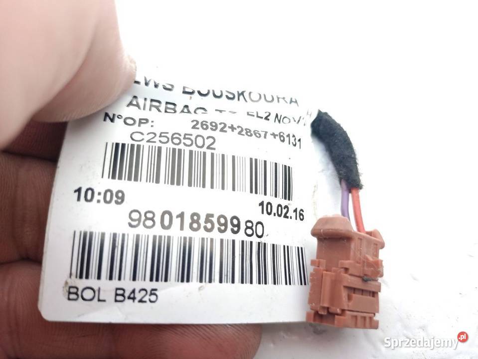 PEUGEOT 308 II T9 16R WIĄZKA INSTALACJA PODUSZEK osobowe Skarżysko-Kamienna