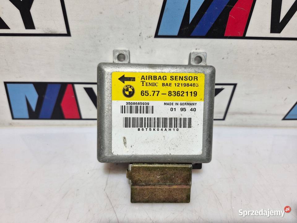 BMW E34 MODUŁ STEROWNIK SENSOR PODUSZEK AIRBAG