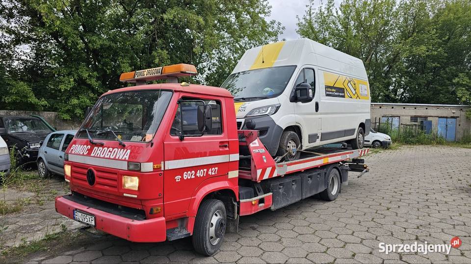 VW L80 43TD Platforma Widelec TISCHER Pomoc nie