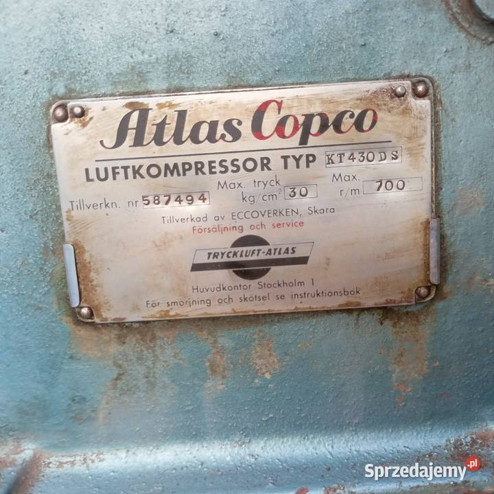 2Sprężarka Atlas Copco 250l Konstantynów-Kolonia