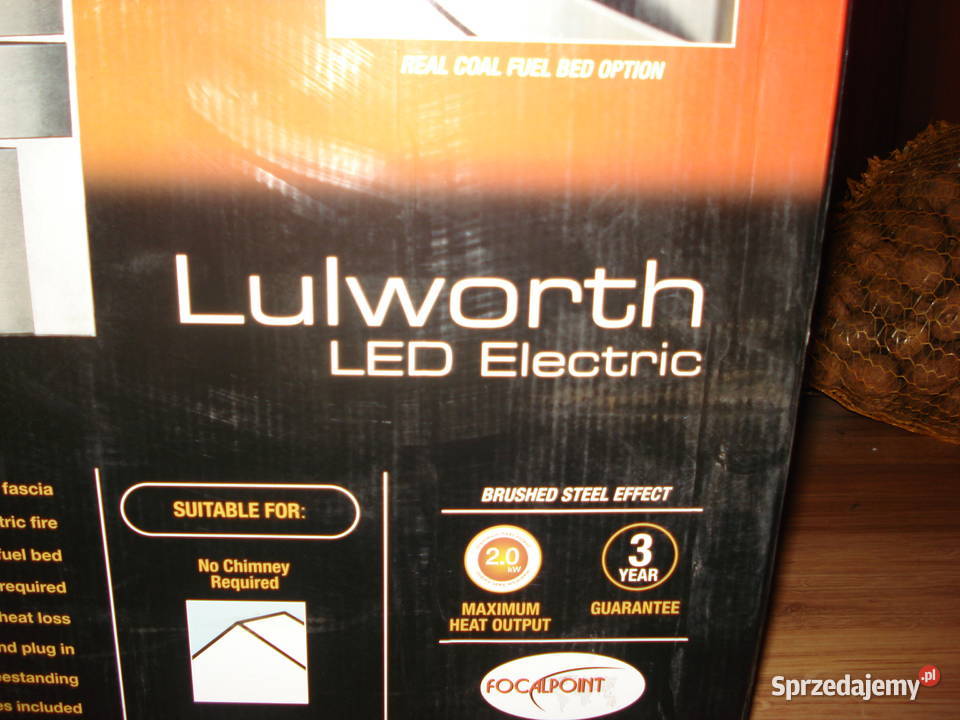 wkład kominkowy elektryczny LED świeci i grzeje dolnośląskie Wrocław