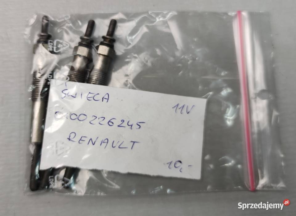 Świeca żarowa Renault 11V 0100226245 osobowe